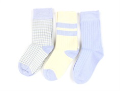Minipop spring blue mix socks bamboo (3-pack)